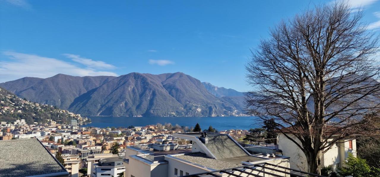 Lugano Lakeview Apartment Private Parking & Self Check-In Ngoại thất bức ảnh