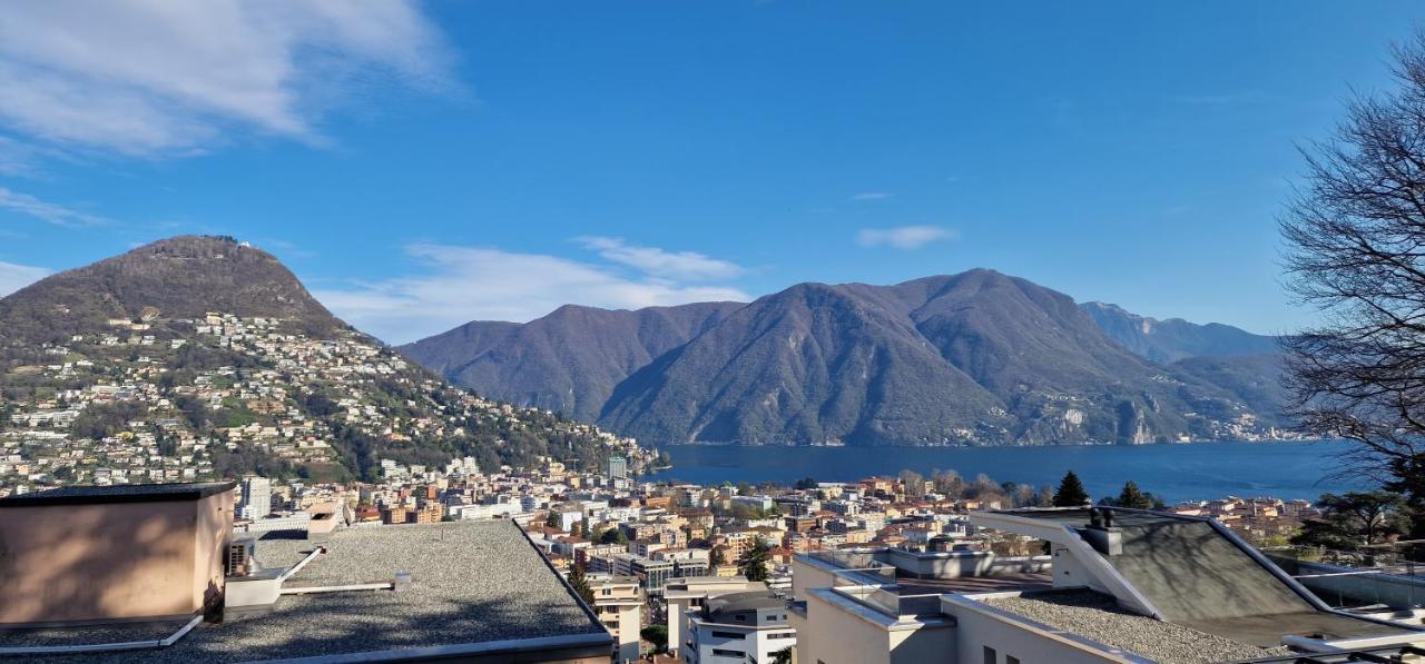 Lugano Lakeview Apartment Private Parking & Self Check-In Ngoại thất bức ảnh