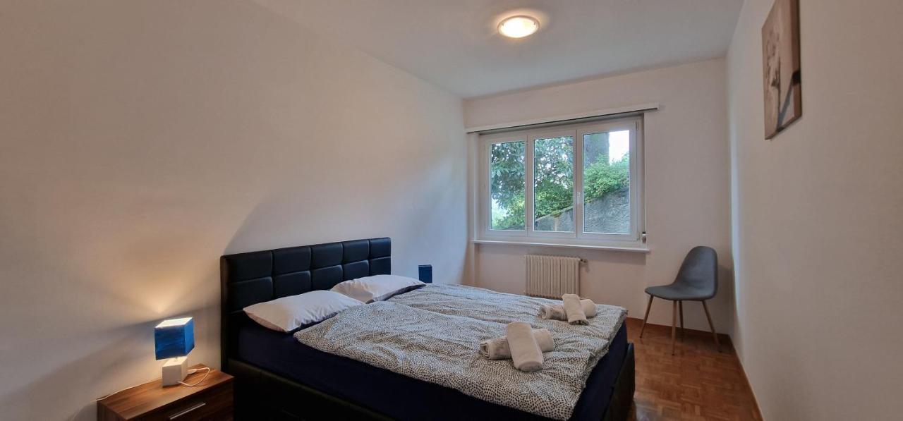 Lugano Lakeview Apartment Private Parking & Self Check-In Ngoại thất bức ảnh